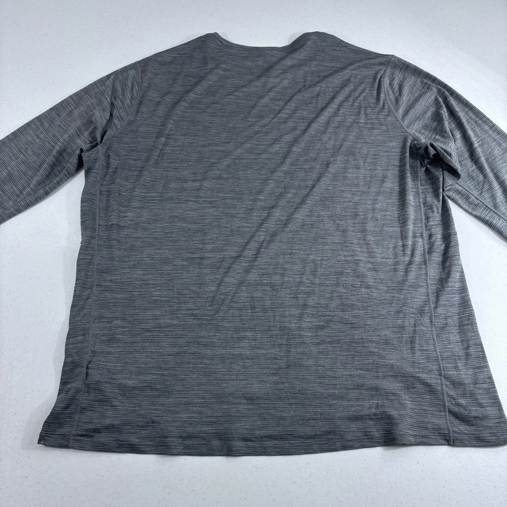 Patagonia Capilene Cool L/S Shirt Mens XXL Grey Lightweight Fast Dry Run Hiking